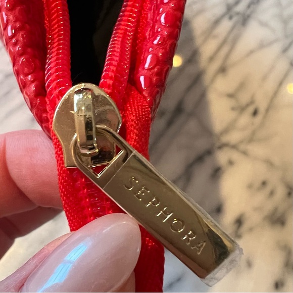 Red Makeup Bag - Picture 2 of 6